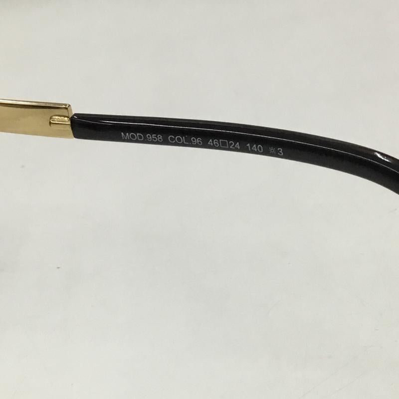 カザール CAZAL めがね・サングラス サングラス 958 カザールレジェンズ ダブルブリッジ ロゴ、文字 金 / ゴールド / メンズ USED 古着 中古 10102832