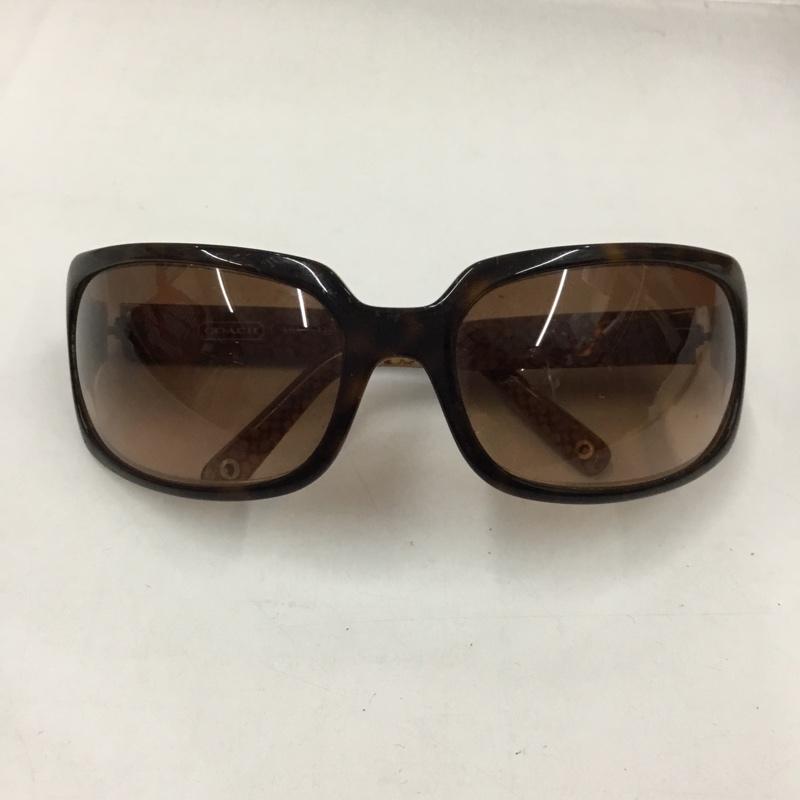 コーチ COACH めがね・サングラス サングラス MIA S433 TORTOISE ブラウンレンズ ロゴ、文字 茶 / ブラウン / レディース USED 古着 中古 10102841