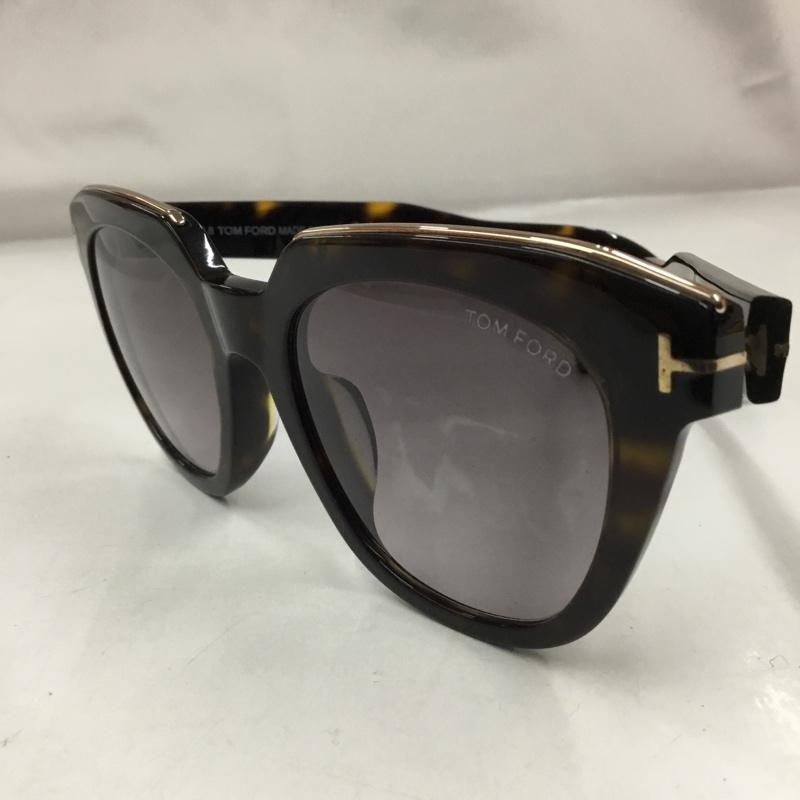 トム フォード TOM FORD めがね・サングラス サングラス TF686-F 52K アジアンフィット ロゴ、文字 茶 / ブラウン / メンズ USED 古着 中古 10102849