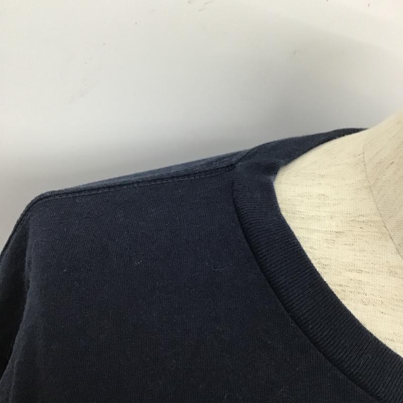 アヴィレックス AVIREX カットソー 長袖 6113477 長袖Tシャツ ロングスリーブカットソー プリントTシャツ XXL ロゴ、文字 紺 / ネイビー / メンズ USED 古着 中古 10102854