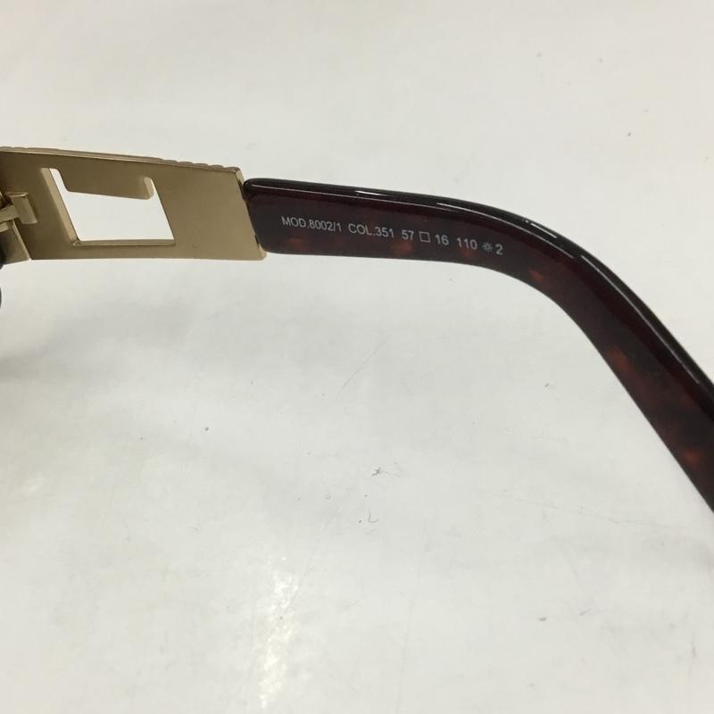 カザール CAZAL めがね・サングラス サングラス MOD8002/1 ロゴテンプル ロゴ、文字 茶 / ブラウン / X 金 / ゴールド / メンズ USED 古着 中古 10102857