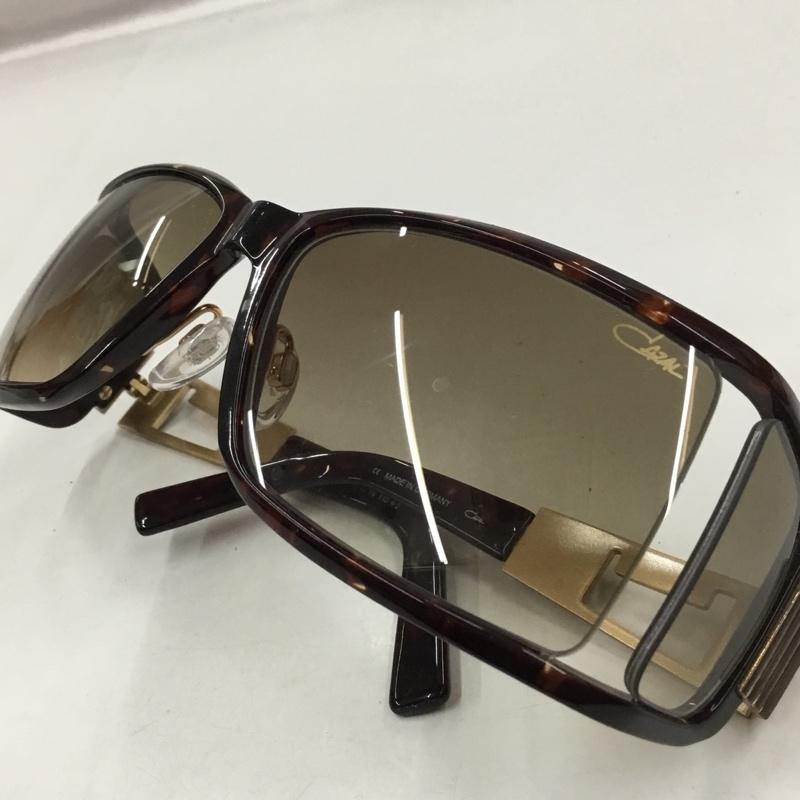 カザール CAZAL めがね・サングラス サングラス MOD8002/1 ロゴテンプル ロゴ、文字 茶 / ブラウン / X 金 / ゴールド / メンズ USED 古着 中古 10102857