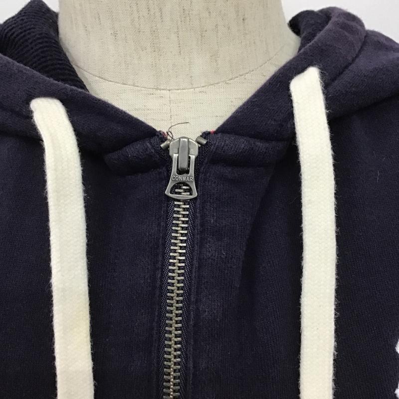ポロバイラルフローレン Polo by RALPH LAUREN パーカー 長袖 長袖パーカー フード付きパーカー 刺繍スウェット トレーナー L ロゴ、文字 紺 / ネイビー / X 白 / ホワイト / X 赤 / レッド / メンズ USED 古着 中古 10102861