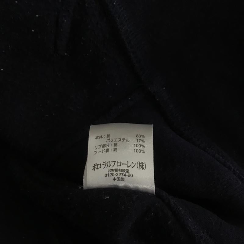 ポロバイラルフローレン Polo by RALPH LAUREN パーカー 長袖 長袖パーカー フード付きパーカー 刺繍スウェット トレーナー L ロゴ、文字 紺 / ネイビー / X 白 / ホワイト / X 赤 / レッド / メンズ USED 古着 中古 10102861