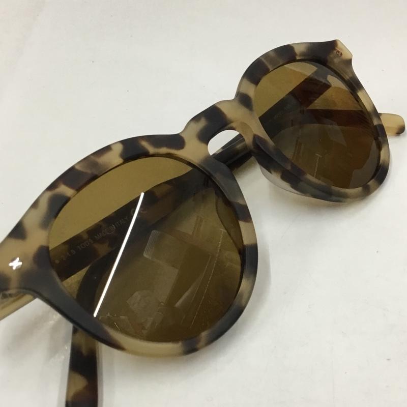 トッズ TOD'S めがね・サングラス サングラス TO260 55E マット ロゴ、文字 ベージュ / ベージュ / X ダークブラウン / ダークブラウン / メンズ USED 古着 中古 10102863