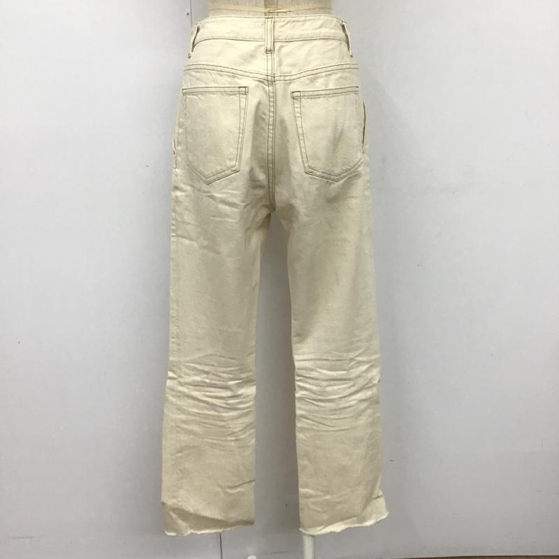 ローリーズファーム LOWRYS FARM パンツ デニム、ジーンズ M 無地 白 / ホワイト /  レディース USED 古着 中古 10102869