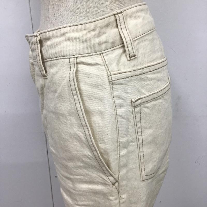 ローリーズファーム LOWRYS FARM パンツ デニム、ジーンズ M 無地 白 / ホワイト /  レディース USED 古着 中古 10102869