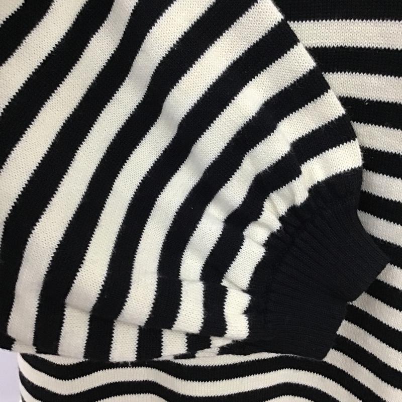 ニコアンド niko and... ニット、セーター 長袖 L ボーダー柄 マルチカラー / マルチカラー / レディース USED 古着 中古 10102880