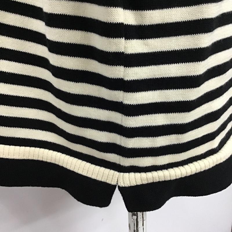 ニコアンド niko and... ニット、セーター 長袖 L ボーダー柄 マルチカラー / マルチカラー / レディース USED 古着 中古 10102880