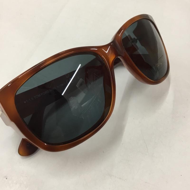 トム フォード TOM FORD めがね・サングラス サングラス TF441 Carson スクエア型 ロゴ、文字 茶 / ブラウン / メンズ USED 古着 中古 10102887