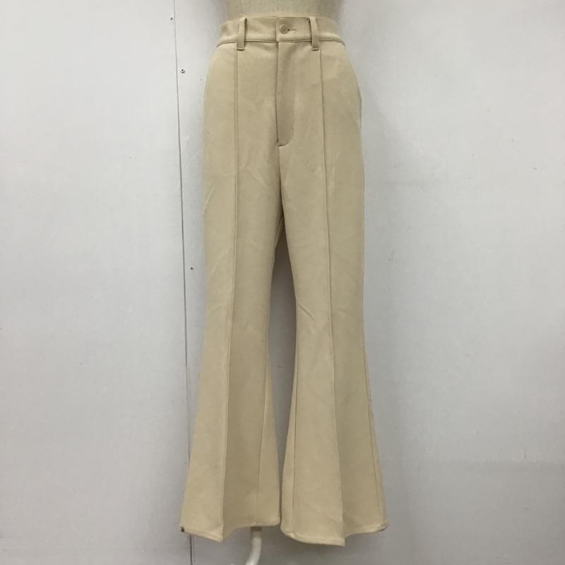 ビームス BEAMS パンツ スラックス S 無地 アイボリー / アイボリー /  レディース USED 古着 中古 10102890