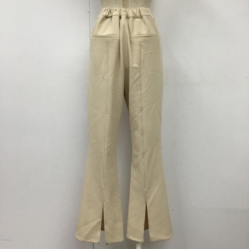 ビームス BEAMS パンツ スラックス S 無地 アイボリー / アイボリー /  レディース USED 古着 中古 10102890