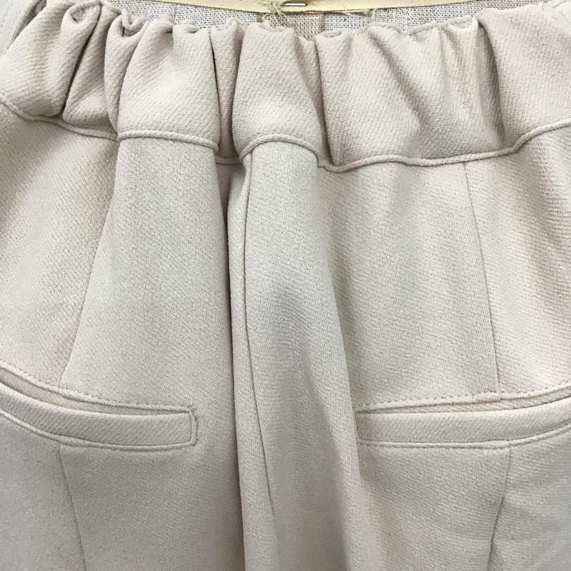 ビームス BEAMS パンツ スラックス S 無地 アイボリー / アイボリー /  レディース USED 古着 中古 10102890
