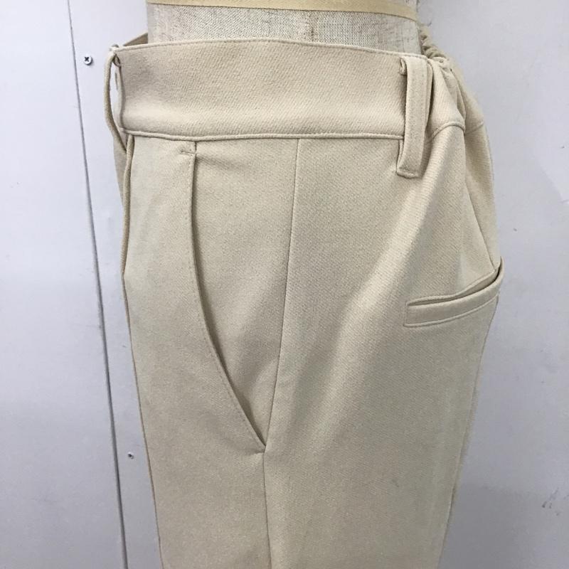 ビームス BEAMS パンツ スラックス S 無地 アイボリー / アイボリー /  レディース USED 古着 中古 10102890