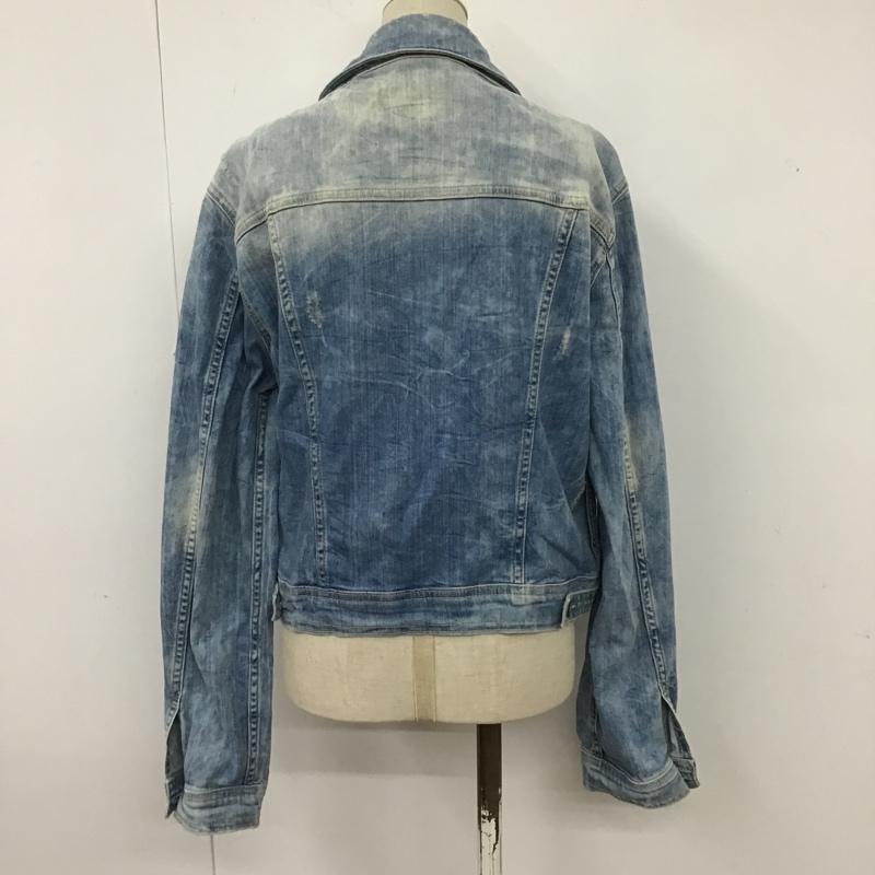 ザラ ZARA ジャケット、上着 ジャケット、ブレザー デニムジャケット L 無地 水色 / ライトブルー / レディース USED 古着 中古 10102895