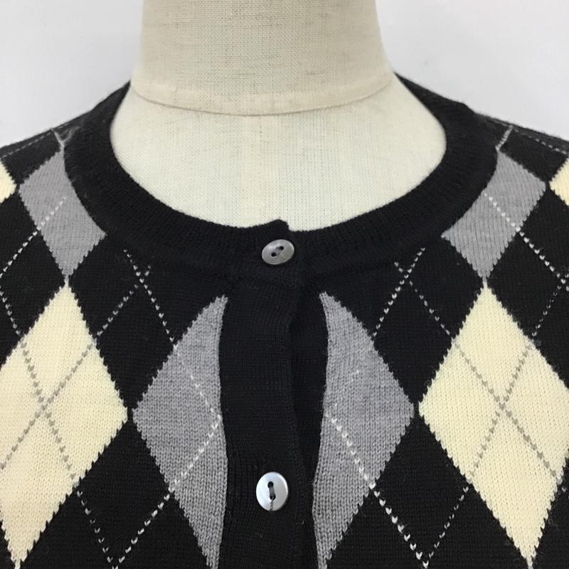 ブルックス ブラザーズ BROOKS BROTHERS カーディガン 長袖 M 黒 / ブラック / レディース USED 古着 中古 10102896