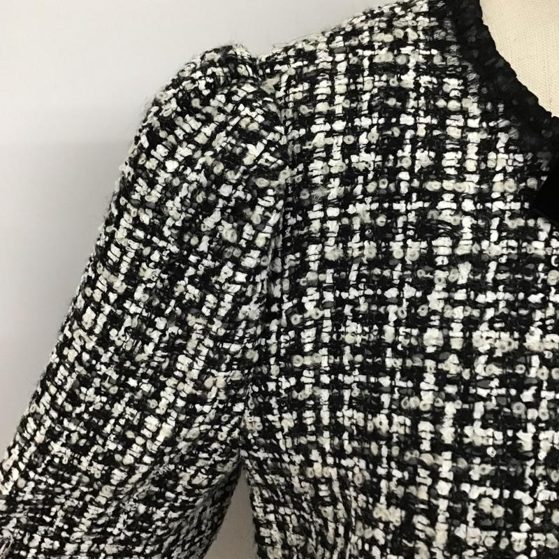 ロイスクレヨン LOISCRAYON ジャケット、上着 ジャケット、ブレザー M 黒 / ブラック / X 白 / ホワイト / レディース USED 古着 中古 10102905