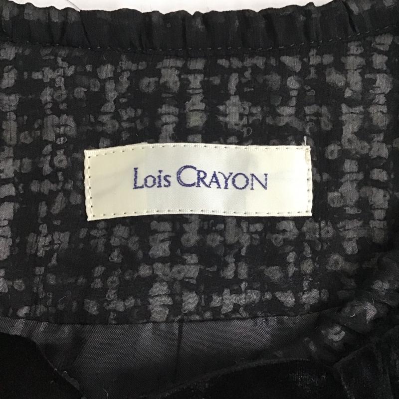 ロイスクレヨン LOISCRAYON ジャケット、上着 ジャケット、ブレザー M 黒 / ブラック / X 白 / ホワイト / レディース USED 古着 中古 10102905
