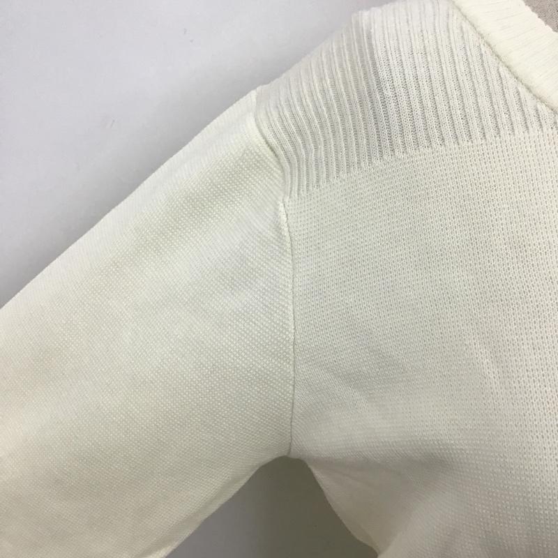 ロイスクレヨン LOISCRAYON ニット、セーター 長袖 M 無地 白 / ホワイト / レディース USED 古着 中古 10102907