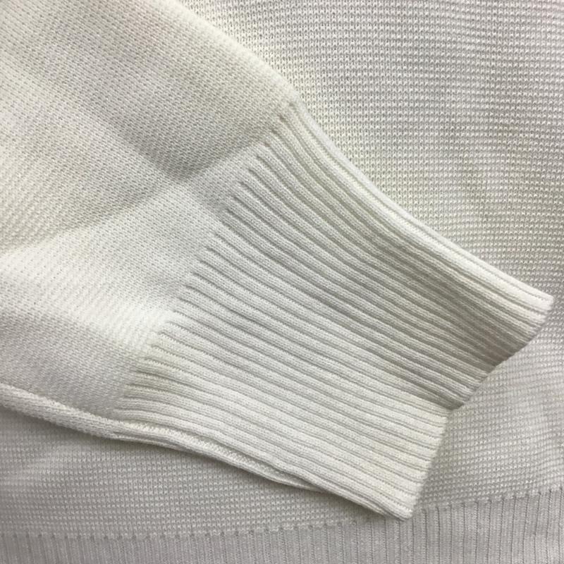 ロイスクレヨン LOISCRAYON ニット、セーター 長袖 M 無地 白 / ホワイト / レディース USED 古着 中古 10102907