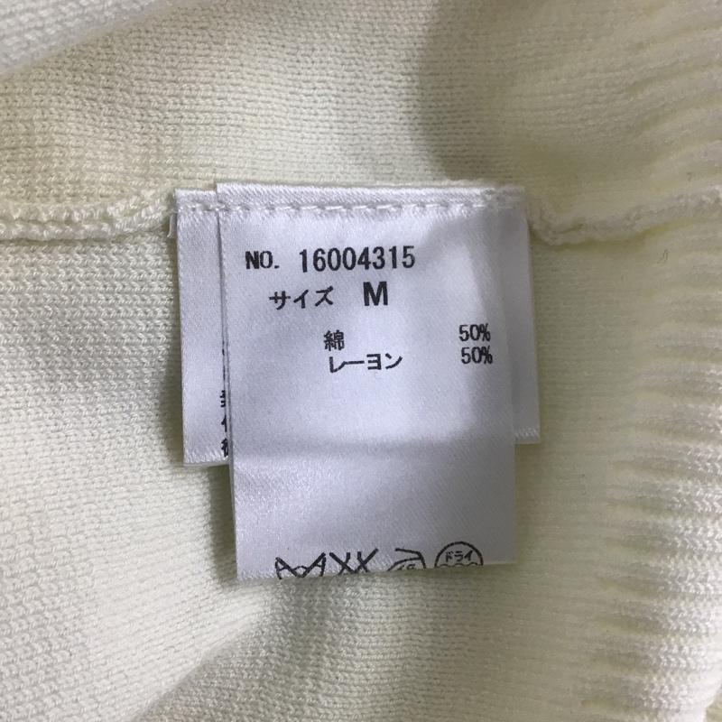 ロイスクレヨン LOISCRAYON ニット、セーター 長袖 M 無地 白 / ホワイト / レディース USED 古着 中古 10102907