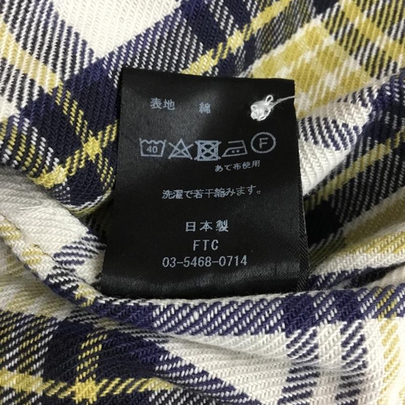 エフティーシー FTC シャツ、ブラウス 長袖 長袖シャツ カラーシャツ ポケットシャツ 長袖カットソー チェックシャツ M チェック マルチカラー / マルチカラー / メンズ USED 古着 中古 10102908