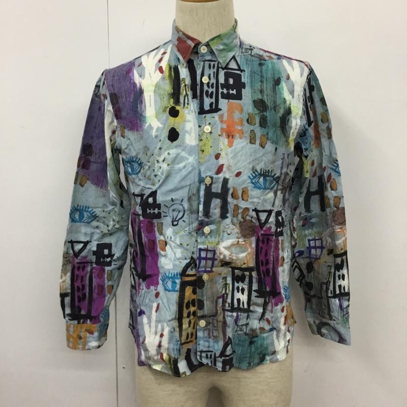 ポールスミスジーンズ Paul Smith JEANS シャツ、ブラウス 長袖 長袖シャツ カラーシャツ プリントシャツ 長袖カットソー S プリント マルチカラー / マルチカラー / メンズ USED 古着 中古 10102911