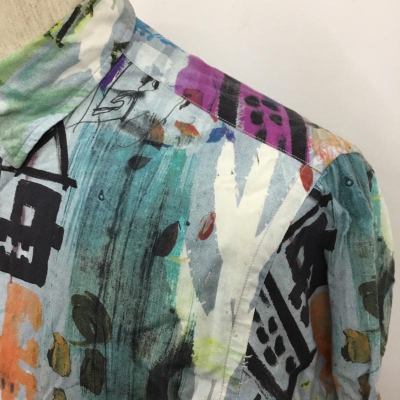 ポールスミスジーンズ Paul Smith JEANS シャツ、ブラウス 長袖 長袖シャツ カラーシャツ プリントシャツ 長袖カットソー S プリント マルチカラー / マルチカラー / メンズ USED 古着 中古 10102911