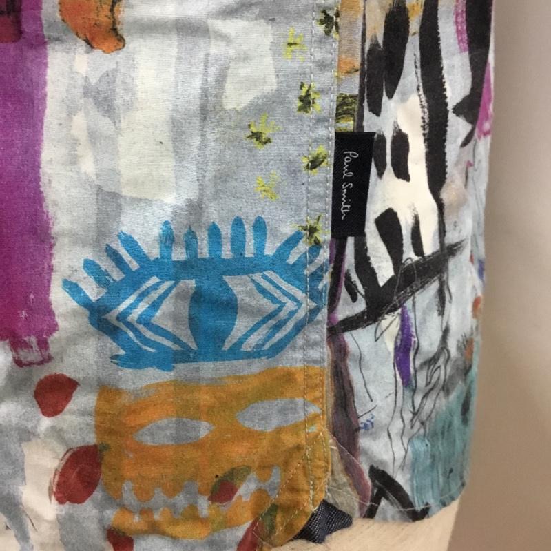 ポールスミスジーンズ Paul Smith JEANS シャツ、ブラウス 長袖 長袖シャツ カラーシャツ プリントシャツ 長袖カットソー S プリント マルチカラー / マルチカラー / メンズ USED 古着 中古 10102911