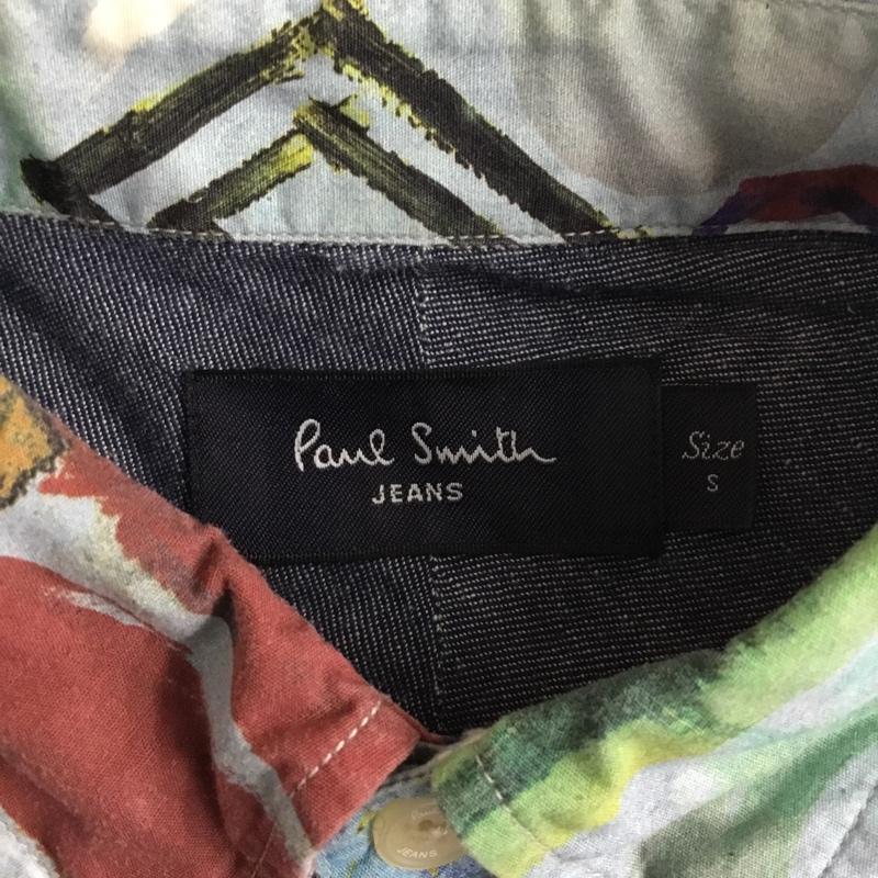 ポールスミスジーンズ Paul Smith JEANS シャツ、ブラウス 長袖 長袖シャツ カラーシャツ プリントシャツ 長袖カットソー S プリント マルチカラー / マルチカラー / メンズ USED 古着 中古 10102911