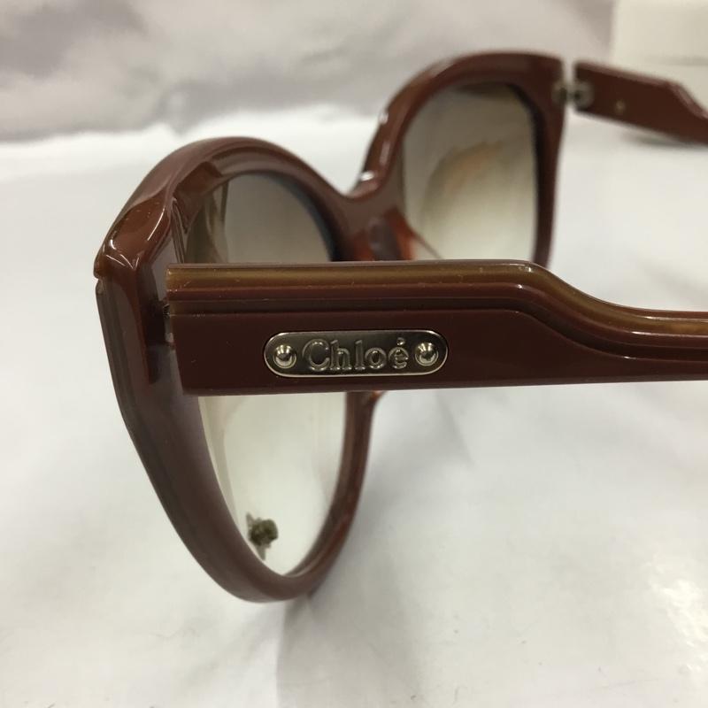 クロエ Chloe めがね・サングラス サングラス 星 ケース付き グラデーションレンズ ロゴ、文字 茶 / ブラウン / レディース USED 古着 中古 10102913