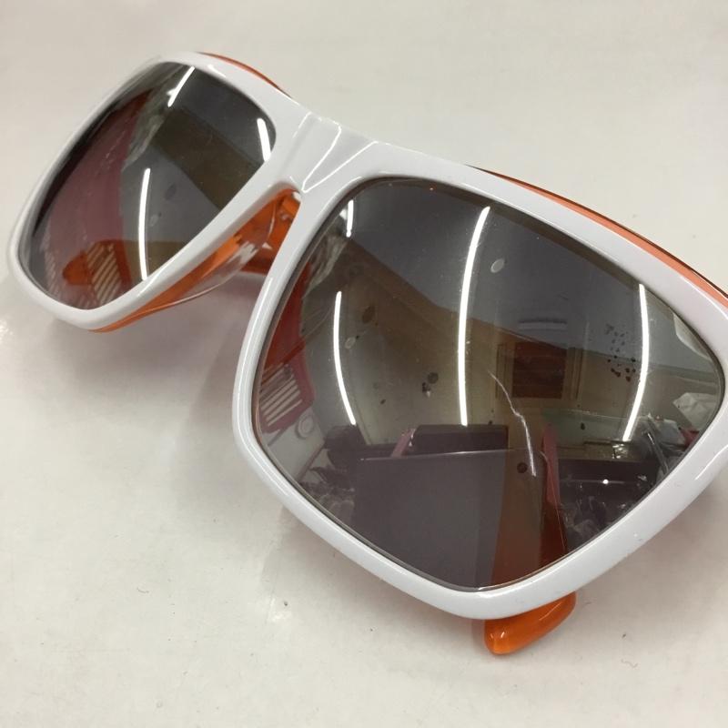 ディーゼル DIESEL めがね・サングラス サングラス DL0128-D ケース付き ロゴ、文字 白 / ホワイト / X 橙 / オレンジ / メンズ USED 古着 中古 10102917
