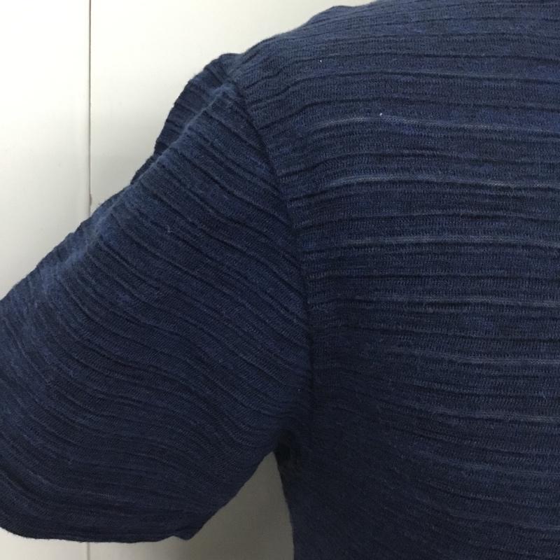 ポールスミスジーンズ Paul Smith JEANS カットソー 半袖 半袖カットソー Vネックカットソー Tシャツ S ボーダー柄 青 / ブルー / メンズ USED 古着 中古 10102926