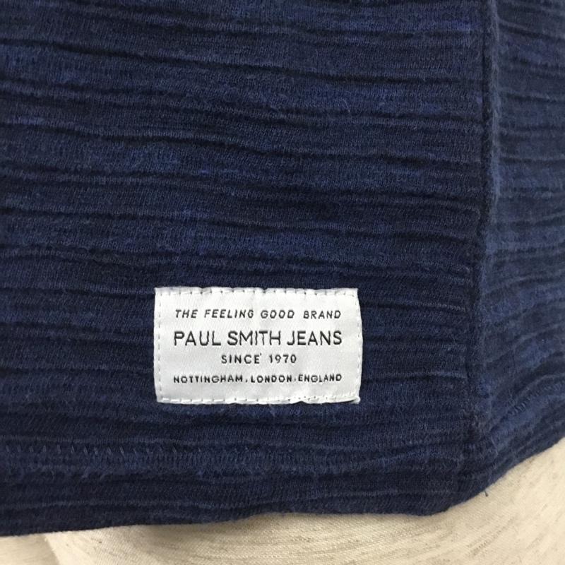 ポールスミスジーンズ Paul Smith JEANS カットソー 半袖 半袖カットソー Vネックカットソー Tシャツ S ボーダー柄 青 / ブルー / メンズ USED 古着 中古 10102926