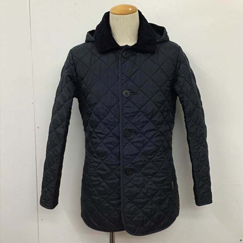 ラベンハム LAVENHAM コート コート一般 キルティングジャケット 34 無地 紺 / ネイビー / メンズ USED 古着 中古 10102929
