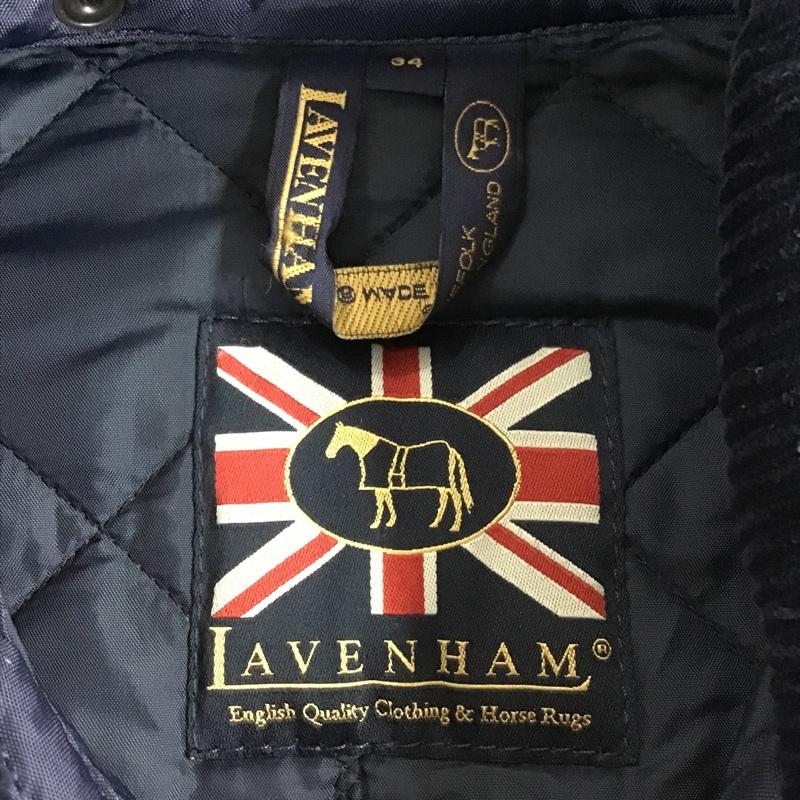 ラベンハム LAVENHAM コート コート一般 キルティングジャケット 34 無地 紺 / ネイビー / メンズ USED 古着 中古 10102929