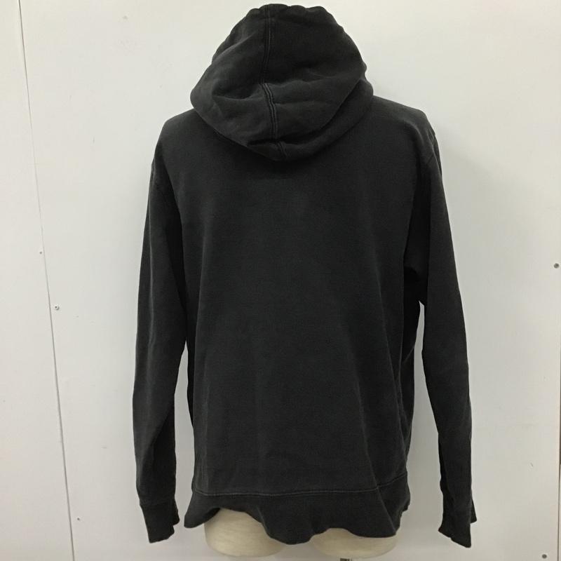 ザノースフェイス THE NORTH FACE パーカー 長袖 L プリント X ロゴ、文字 黒 / ブラック / メンズ USED 古着 中古 10102936