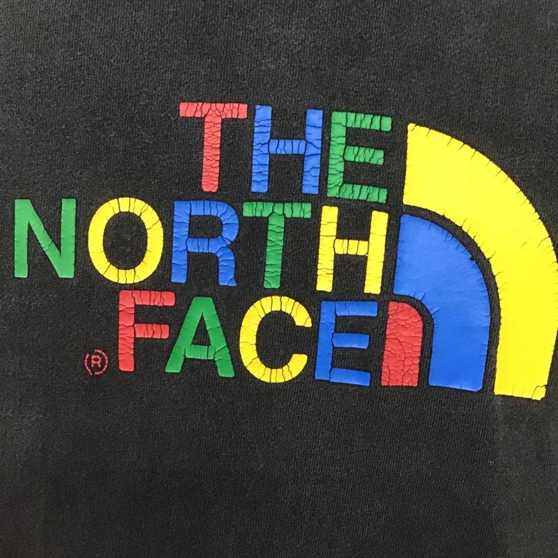 ザノースフェイス THE NORTH FACE パーカー 長袖 L プリント X ロゴ、文字 黒 / ブラック / メンズ USED 古着 中古 10102936
