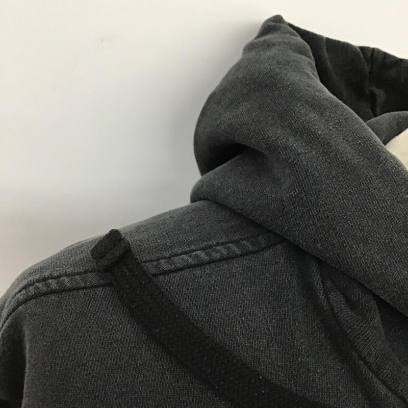 ザノースフェイス THE NORTH FACE パーカー 長袖 L プリント X ロゴ、文字 黒 / ブラック / メンズ USED 古着 中古 10102936