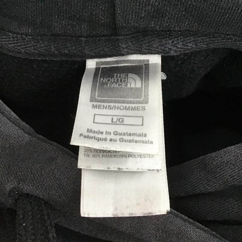 ザノースフェイス THE NORTH FACE パーカー 長袖 L プリント X ロゴ、文字 黒 / ブラック / メンズ USED 古着 中古 10102936