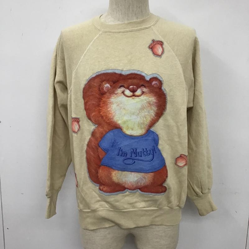 USフルギ US古着 トレーナー 長袖 L オフホワイト / オフホワイト / メンズ USED 古着 中古 10102937
