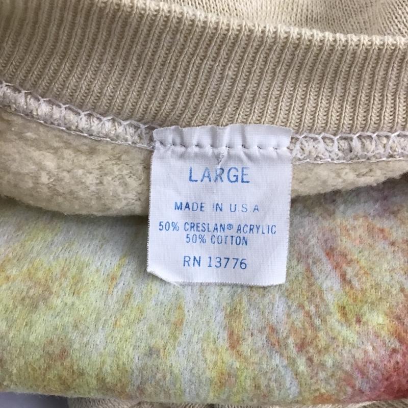 USフルギ US古着 トレーナー 長袖 L オフホワイト / オフホワイト / メンズ USED 古着 中古 10102937