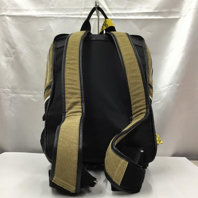 リモンタ LIMONTA リュックサック、デイパック リュックサック、デイバッグ CORDURA イタリア製 多機能 ワンポイント 黒 / ブラック / X ベージュ / ベージュ / レディース USED 古着 中古 10102940
