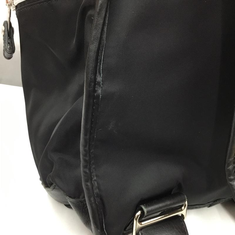 リモンタ LIMONTA リュックサック、デイパック リュックサック、デイバッグ CORDURA イタリア製 多機能 ワンポイント 黒 / ブラック / X ベージュ / ベージュ / レディース USED 古着 中古 10102940