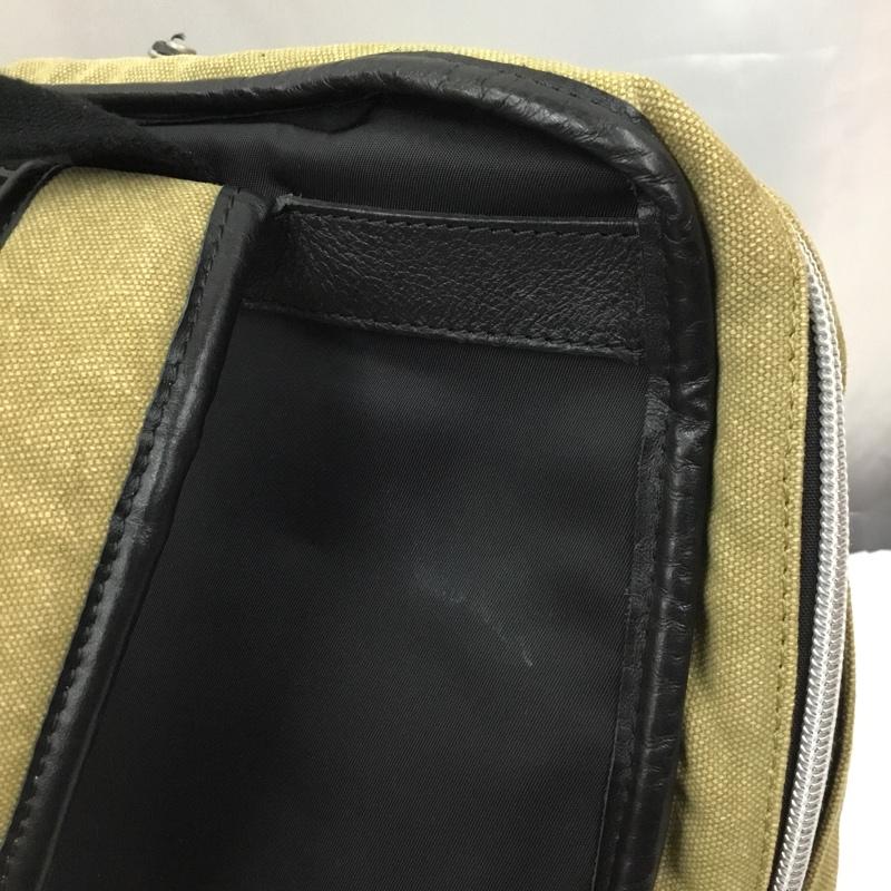 リモンタ LIMONTA リュックサック、デイパック リュックサック、デイバッグ CORDURA イタリア製 多機能 ワンポイント 黒 / ブラック / X ベージュ / ベージュ / レディース USED 古着 中古 10102940