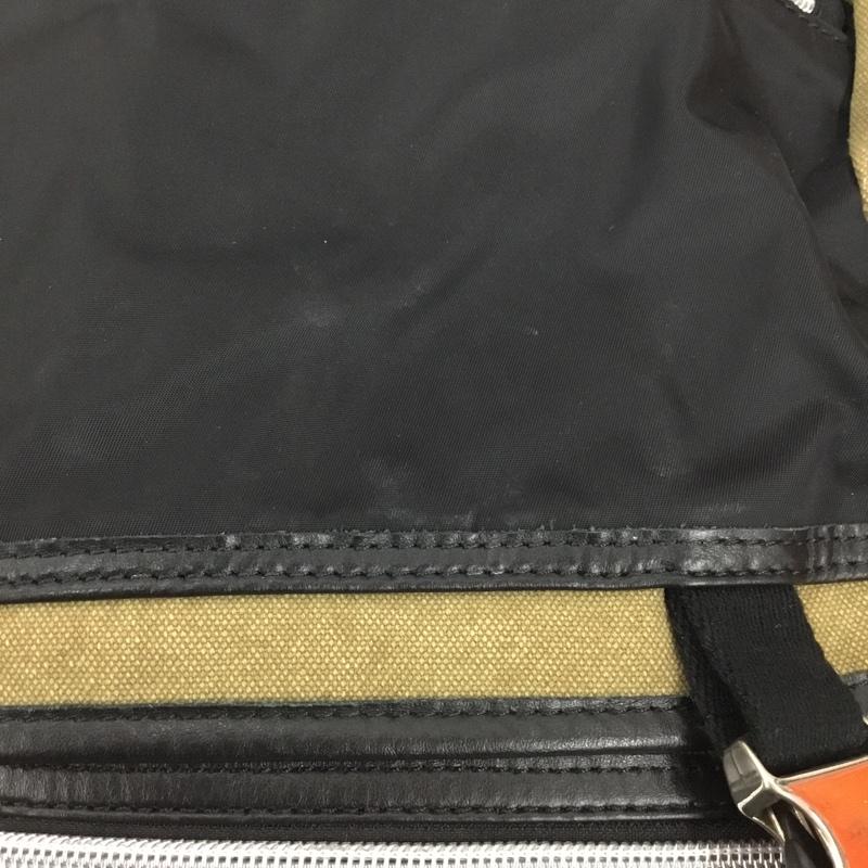 リモンタ LIMONTA リュックサック、デイパック リュックサック、デイバッグ CORDURA イタリア製 多機能 ワンポイント 黒 / ブラック / X ベージュ / ベージュ / レディース USED 古着 中古 10102940