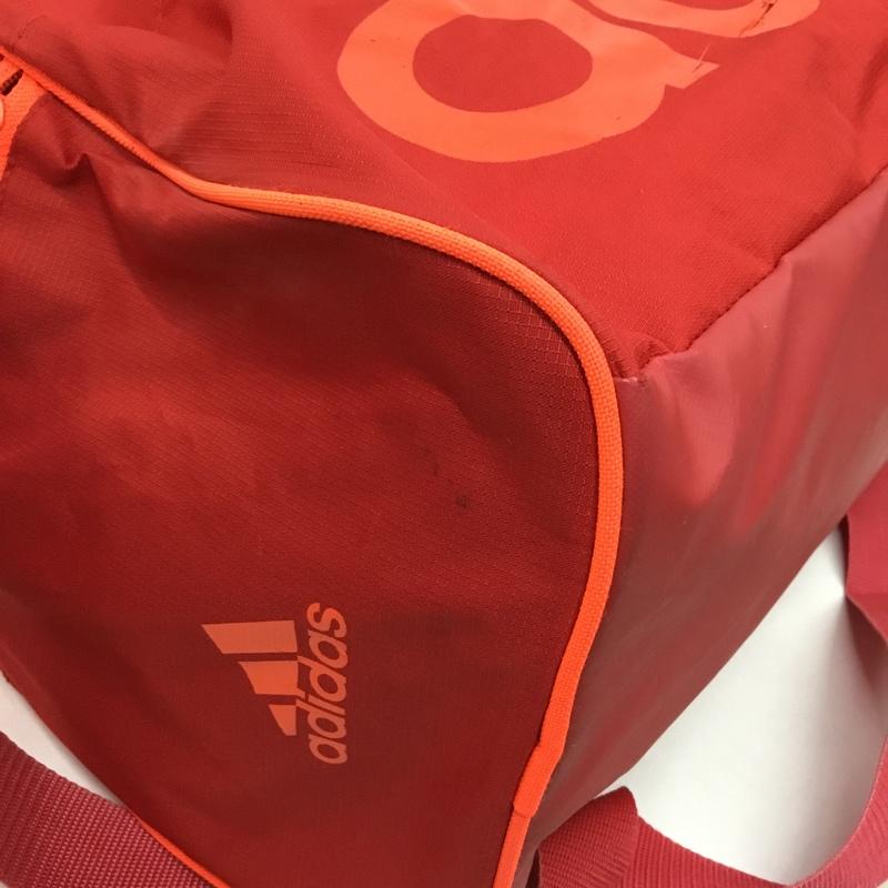 アディダス adidas ボストンバッグ ボストンバッグ M67873 LIN PER TB チームバッグ スポーツバッグ ロゴ、文字 赤 / レッド / メンズ USED 古着 中古 10102946