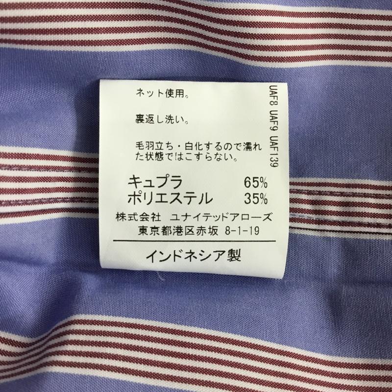 ユナイテッドアローズグリーンレーベルリラクシング UNITED ARROWS green label relaxing シャツ、ブラウス 半袖 3216-199-1509 キュプラエステルストライプジャストルーズ 半袖シャツ カラーシャツ M ストライプ 水色 / ライトブルー / メンズ USED 古着 中古 10102953