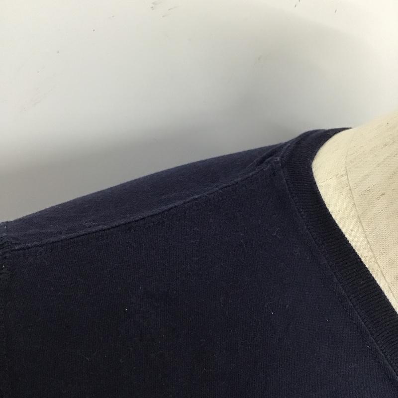 ポールスミスジーンズ Paul Smith JEANS Tシャツ 半袖 半袖カットソー 無地Tシャツ クルーネックカットソー S 無地 紺 / ネイビー / メンズ USED 古着 中古 10102956
