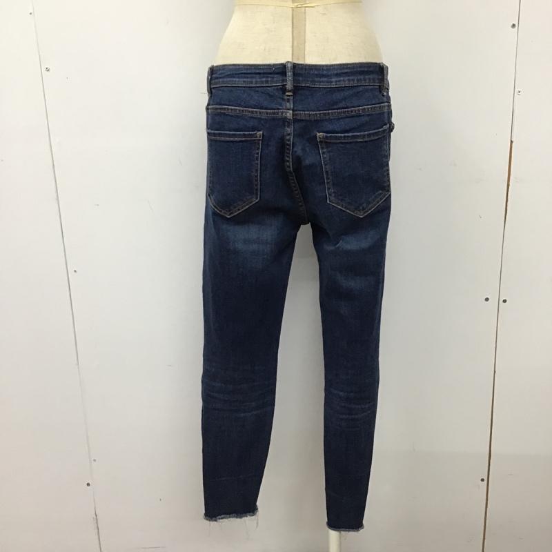 ザラ ZARA TRAFALUC パンツ デニム、ジーンズ デニムパンツ スリムパンツ ストレッチパンツ ジーンズ 42 無地 インディゴ / インディゴ /  レディース USED 古着 中古 10103001